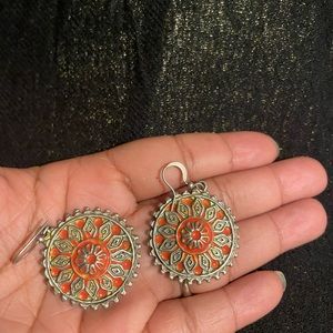 VINTAGE BOHO FLOWER EARRINGS